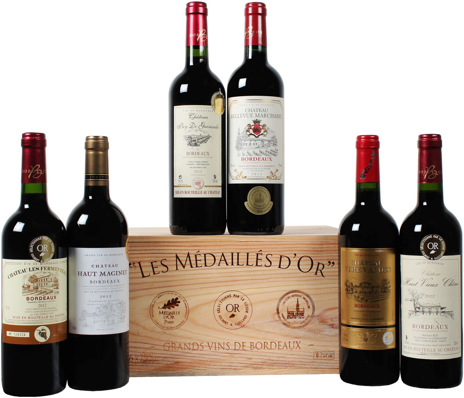 Goldprämierte Bordeaux-Selektion